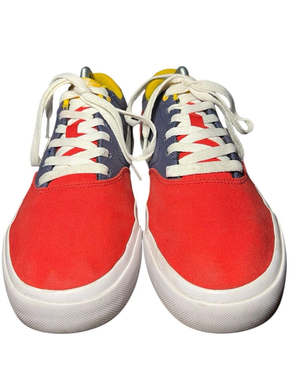 Nike Charge Solarsoft SB University Red, Navy & Yellow Canvas Shoes Men Size 9.5